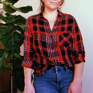 Cloth and Stone Plaid shirt